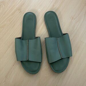 GAP Leather Slides
